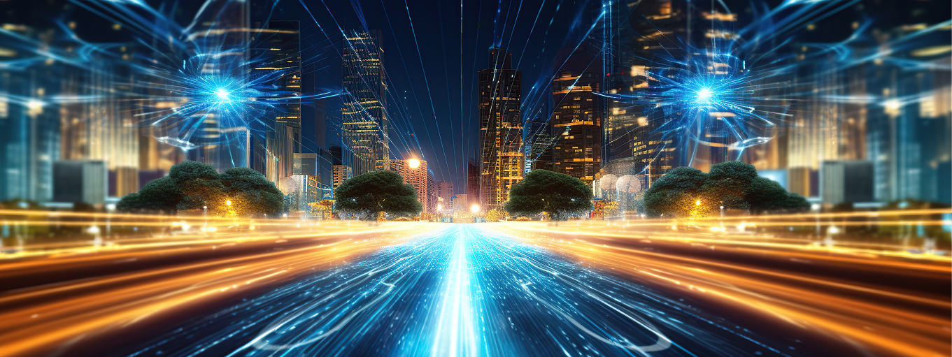 digital-data-flow-road-with-motion-blur-create-vision-fast-speed-transfer